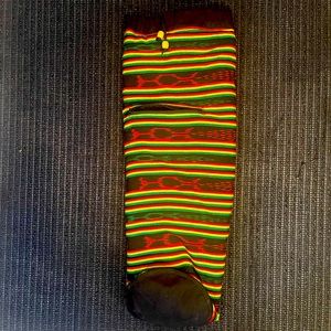 Rasta tubular bag with should strap carry chairs or glass